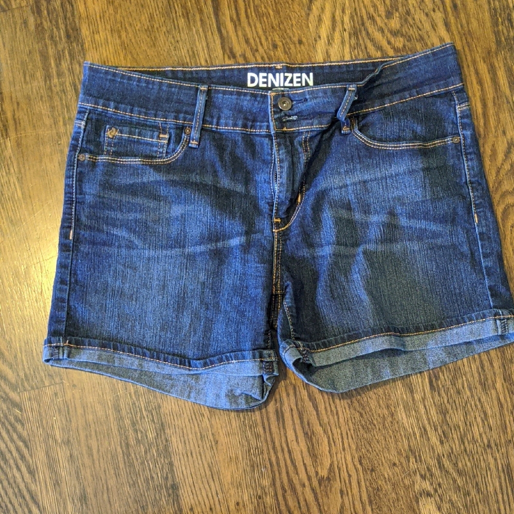 Denizen by Levis Dark Wash Denim Shorts